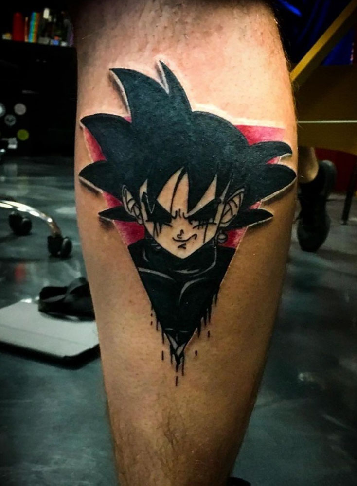 Anime, Color tattoo by Arianna Elise